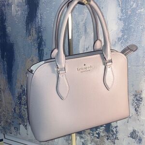 Genuine Kate Spade  NYC Darcy Satchel refined pebble grained warm taupe